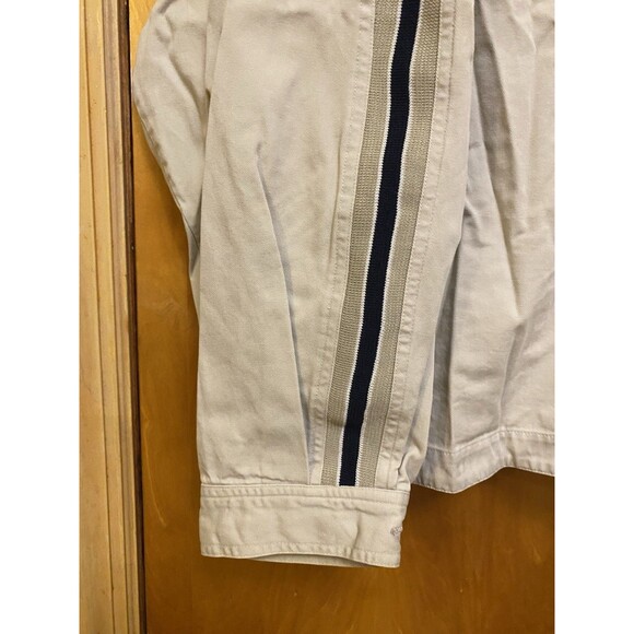 North Bay B.BM Sportswear Cotton Beige Jacket Coat Mens Size L Vintage - Picture 12 of 16